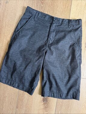 Old Navy boys  Charcoal Heather Flat Front Shorts